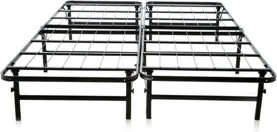 Effortless Removal Metal Frame Mattress Foundation Box for Queen Platform Bed Upgrade