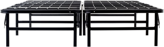 Effortless Removal Metal Frame Mattress Foundation Box for Queen Platform Bed Upgrade