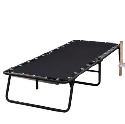 Portable 8cm Foam Super Single Folding Bed With Mattress for Outdoor Adventures