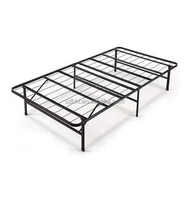 Sleep Soundly on a Customized Folding Metal Double Twin Bed with Steel Iron Mesh Net