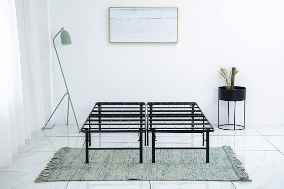 Coastal Design Style King Size Folding Bed Frame Strong and Deluxe for Customized Logo