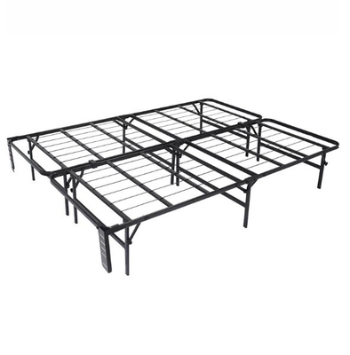 Coastal Design King Iron Frame Bed Simple Strong and Easy to Fold for a Luxurious Sleep