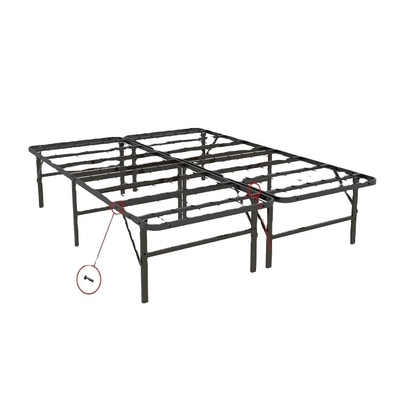 Coastal Design King Iron Frame Bed Simple Strong and Easy to Fold for a Luxurious Sleep
