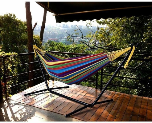 Double Hammock Stand Portable Free Standing Hammock Chair with Easy Collapsible Design