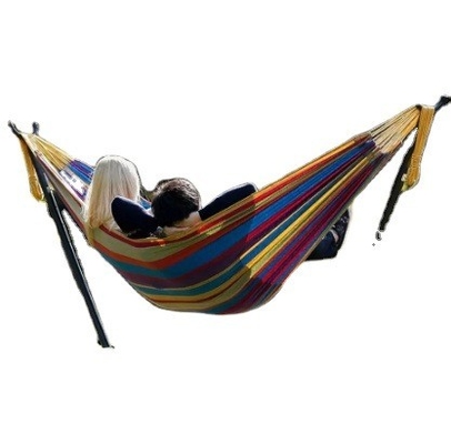 Double Hammock Stand Portable Free Standing Hammock Chair with Easy Collapsible Design
