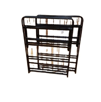 Strong Structure Modern and Strong Simple Folding King Iron Frame Bed with Customized Logo