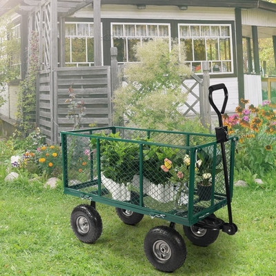 Iron Four-wheel Mesh Trolley for Smooth Movement and Easy Transport