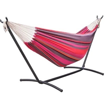 Outdoor Activity Canvas Hammock Stand for Easy Collapsible Setup and Relaxation