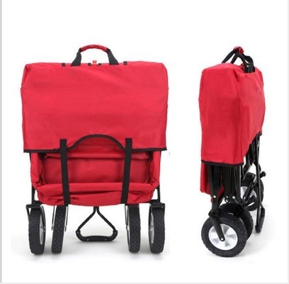 Outdoor Green Portable Foldable Universal Wheel Tool Car for Easy Transportation