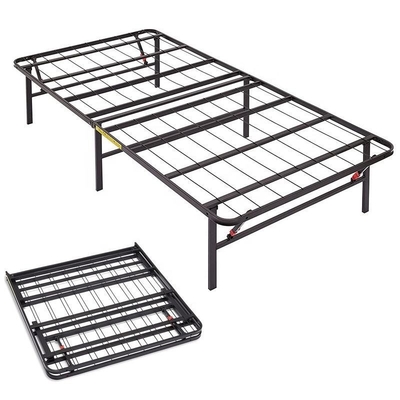 Upgrade Your Sleeping Experience with Our Black Steel Wire Folding Single Bed Base