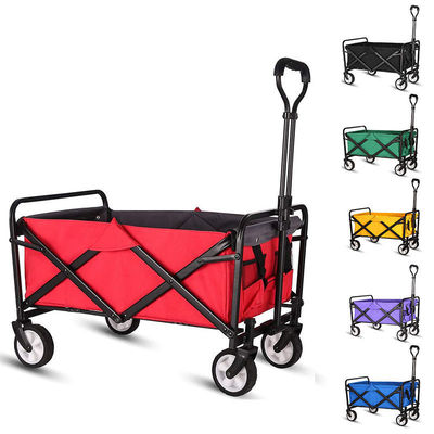 Hand Garden Collapsible Trolley Wagon with 86*46*85 Dimension 300LBS Weight Capacity