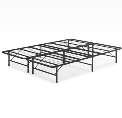 Mail Packing Black Metal Folding Bed for Adult Siesta Office and Hotel Easy to Set Up