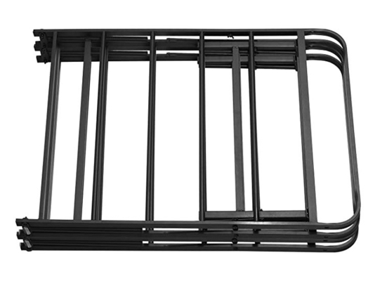 Mail Packing Black Metal Folding Bed for Adult Siesta Office and Hotel Easy to Set Up
