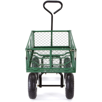 Versatile Steel Mesh Garden Trolley Cart for All Your Gardening Tasks