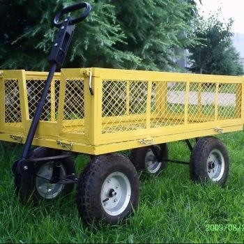 Qingdao Port Four-wheel Mesh Trolley Moving Carts with Dimension L x W x H of 86*46*85