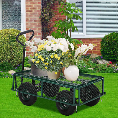Qingdao Port Four-wheel Mesh Trolley Moving Carts with Dimension L x W x H of 86*46*85