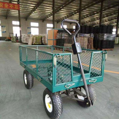 Conveniently-sized Four-wheel Mesh Trolley Cart with 500KGS Weight Capacity