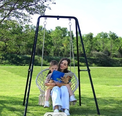 Customized Color A Shape Hanging Chair Hammock Stand for Versatile Outdoor and Indoor