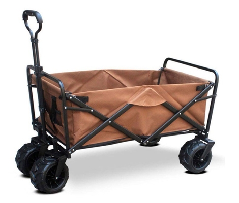 Popular Fun Camping Hand Trolley with Collapsible Design Dimension L x W x H 86*46*85