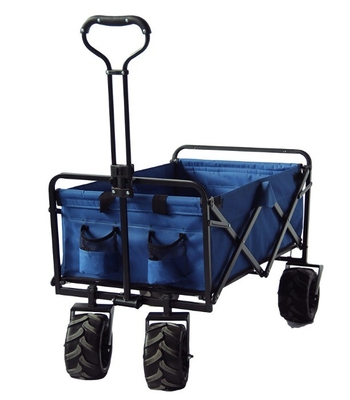 Popular Fun Camping Hand Trolley with Collapsible Design Dimension L x W x H 86*46*85