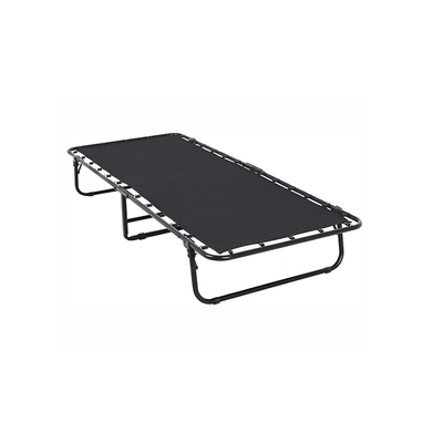 Foldable Guest Bed with Memory Foam Mattress and Portable Metal Frame Easy Storage Space