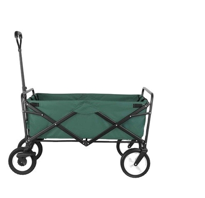 Adjustable Handle Four-wheel Collapsible Heavy Duty Wagon for Beach and Camping