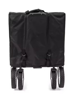 Outdoor Camping Collapsible Wagon Folding Utility Trolley Cart With Adjustable Handle