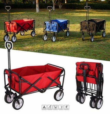 20LBS Heavy Duty All Terrain Utility Wagon with Egg Roll Table and Tailgate Four-wheel