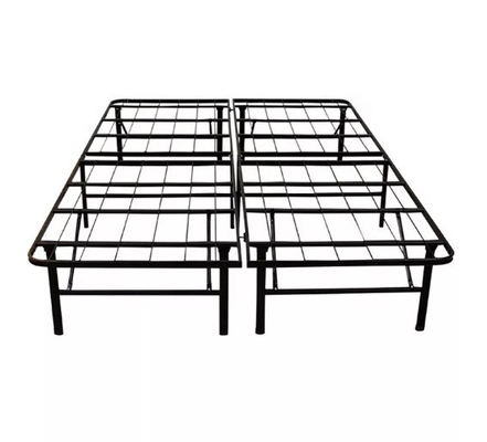 Foldable Smartbase Compack Mattress Foundation Metal Bed Frame for Customer's Request
