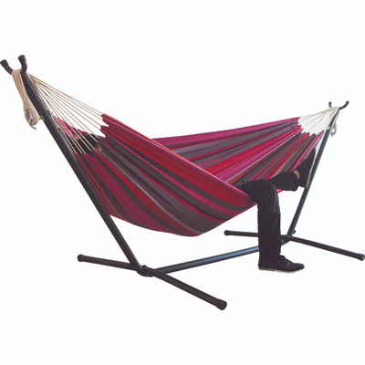 Adjustable Steel Stand Double Hammock for Modern Design Style Camping Bed