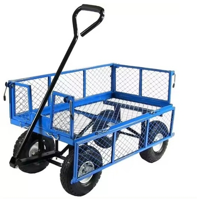 400-lbs Capacity Hand Trolley Truck Dump Dolly for Heavy-duty Four-wheel Garden Cart