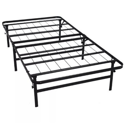 Hotel Folding Metal Bed Frame Tubular Steel metal platform bed frame