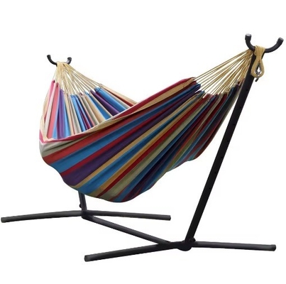 Enjoy the Great Outdoors with 2 Person Tree Hammock Ropes and Travel Equipment Included