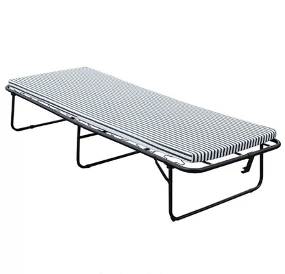 Portable Metal Folding Bed for Bedroom School Hospital Living Room Apartment Easy Removal and Versatile