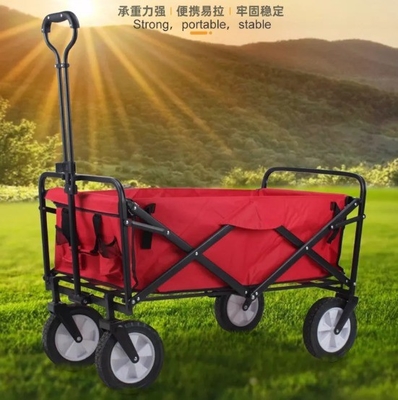 86*46*85 Dimension Customized Outdoor Camping Cart Folding Rolling Carts Camping Wagon for Tools