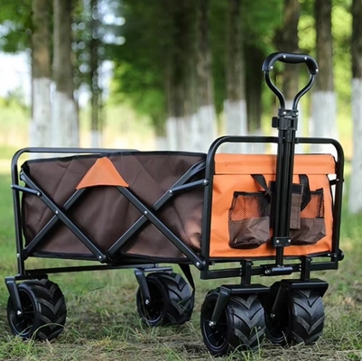 Portable Heavy Duty Folding Utility Wagon for Outdoor Garden Camping Easy to Store