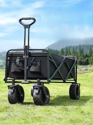 Portable Heavy Duty Folding Utility Wagon for Outdoor Garden Camping Easy to Store