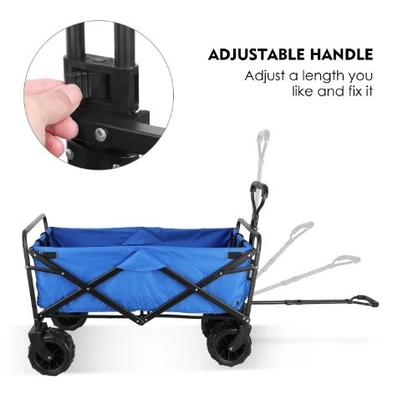 Collapsible Outdoor Wagon for Easy Storage and Transport Dimension L x W x H 86*46*85