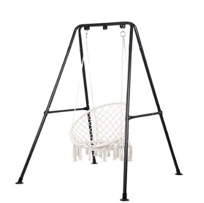 Portable Hammock Chair Stand for Convenient Relaxation in Indoor and Outdoor Areas