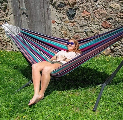 Babies and Kids Outdoor Garden Hammock With Stand Portable Swing Standing Hammock