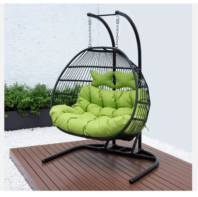 Relaxing Customized Color Hammock Swing Chair With Iron Tube Frame And Hardware Package