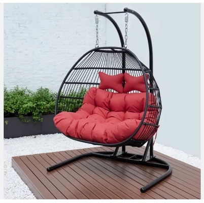 Relaxing Customized Color Hammock Swing Chair With Iron Tube Frame And Hardware Package