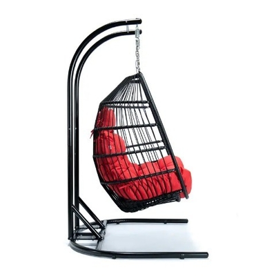 Relaxing Customized Color Hammock Swing Chair With Iron Tube Frame And Hardware Package