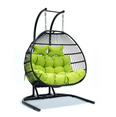 Relaxing Customized Color Hammock Swing Chair With Iron Tube Frame And Hardware Package