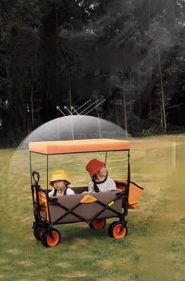 Sturdy Outdoor Folding Garden Wagon Weather Proof With Comfortable Handle