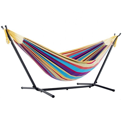 Soft Hammock Swing Chair Lightweight 15.7LBS Canvas Hammock With Stand
