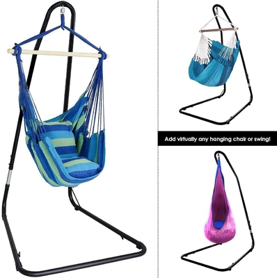 Outdoor Swing Chair With Stand 260KG Capacity Comfortable With Custom Design