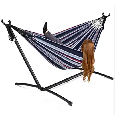 300 Lbs Capacity Hammock Swing Chair Relaxation Wrought Iron Hammock Stand