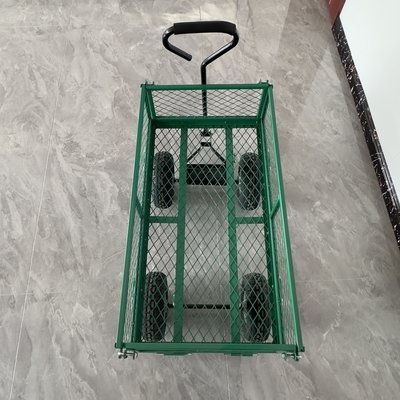 Convenient Garden Wagon Cart with Pneumatic Wheels and Durable Steel Structure