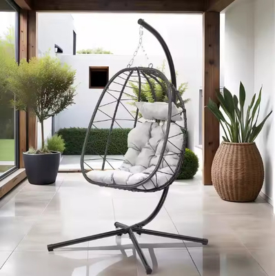 Customized Color Hammock Swing Chair With Iron Tube Frame And Instructions Qingdao Port Weight Capacity Up To 150kg